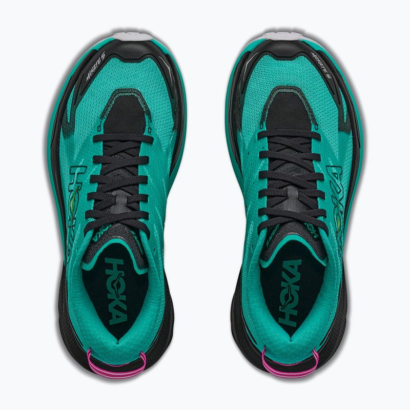 Dámské běžecké boty HOKA Mafate 5 black/electric aqua 8
