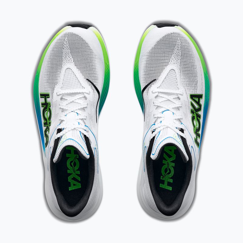 Běžecké boty HOKA Rocket X 3 frost/electric lime 8