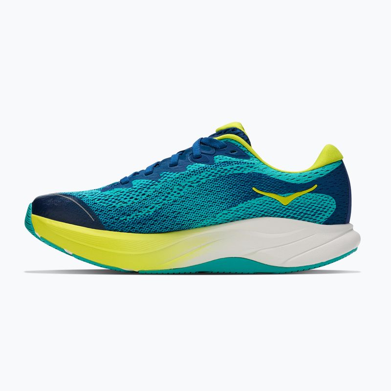 Dětské běžecké boty HOKA Rincon 4 electric aqua/neon hoka citrus 3