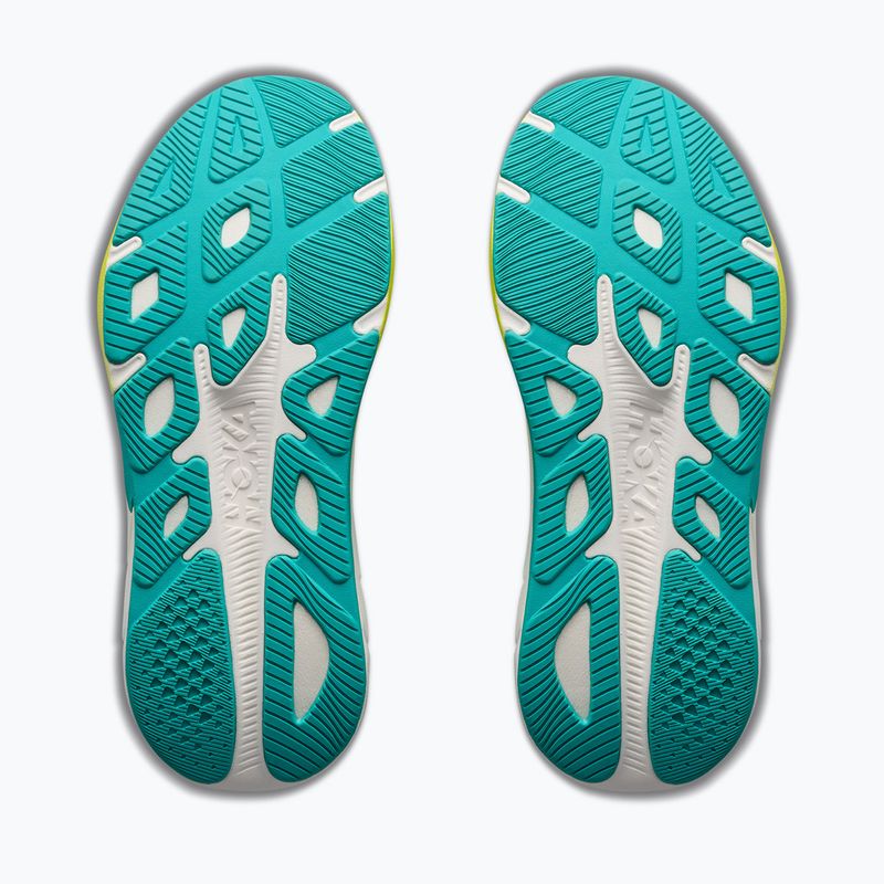 Dětské běžecké boty HOKA Rincon 4 electric aqua/neon hoka citrus 7