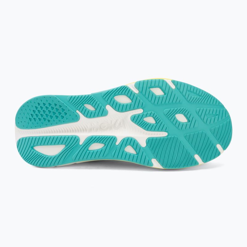 Dětské běžecké boty HOKA Rincon 4 electric aqua/neon hoka citrus 4