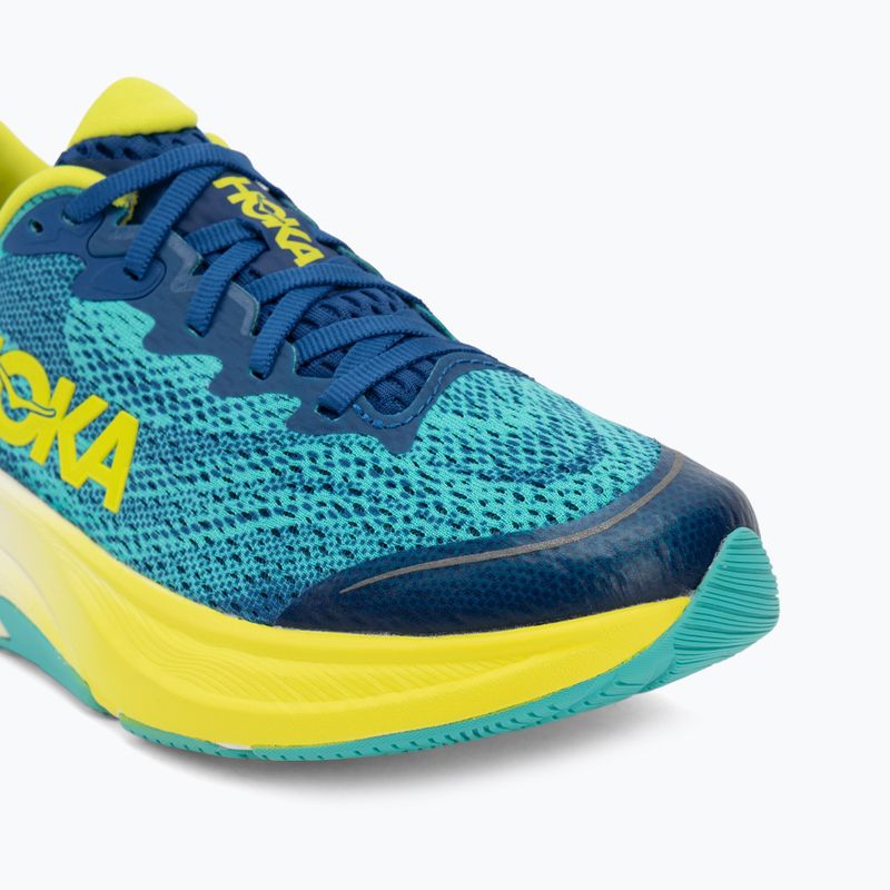 Dětské běžecké boty HOKA Rincon 4 electric aqua/neon hoka citrus 7