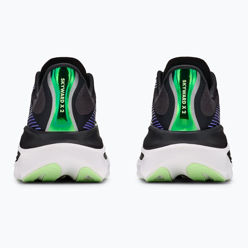Pánské běžecké boty HOKA Skyward X 2 carbon black/neon nebula 6