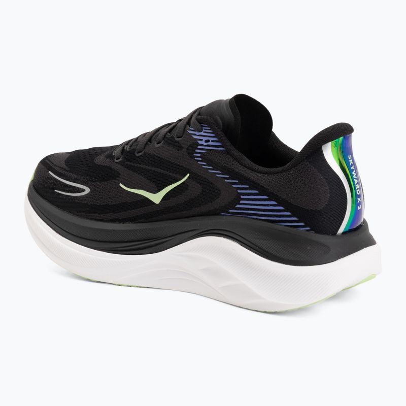 Pánské běžecké boty HOKA Skyward X 2 carbon black/neon nebula 3