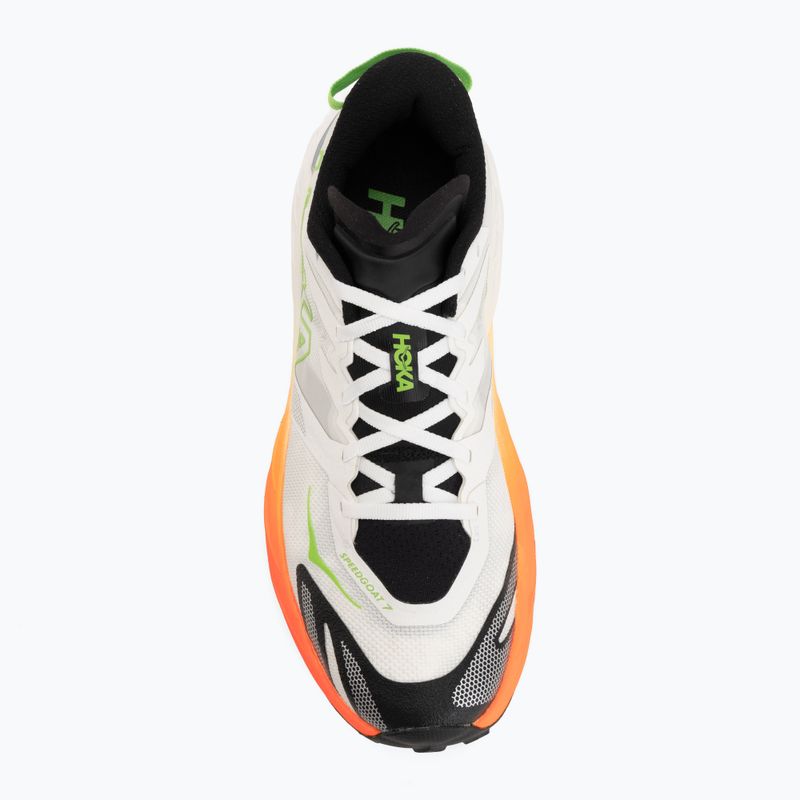Pánské běžecké boty HOKA Speedgoat 7 frost/neon tangerine 5