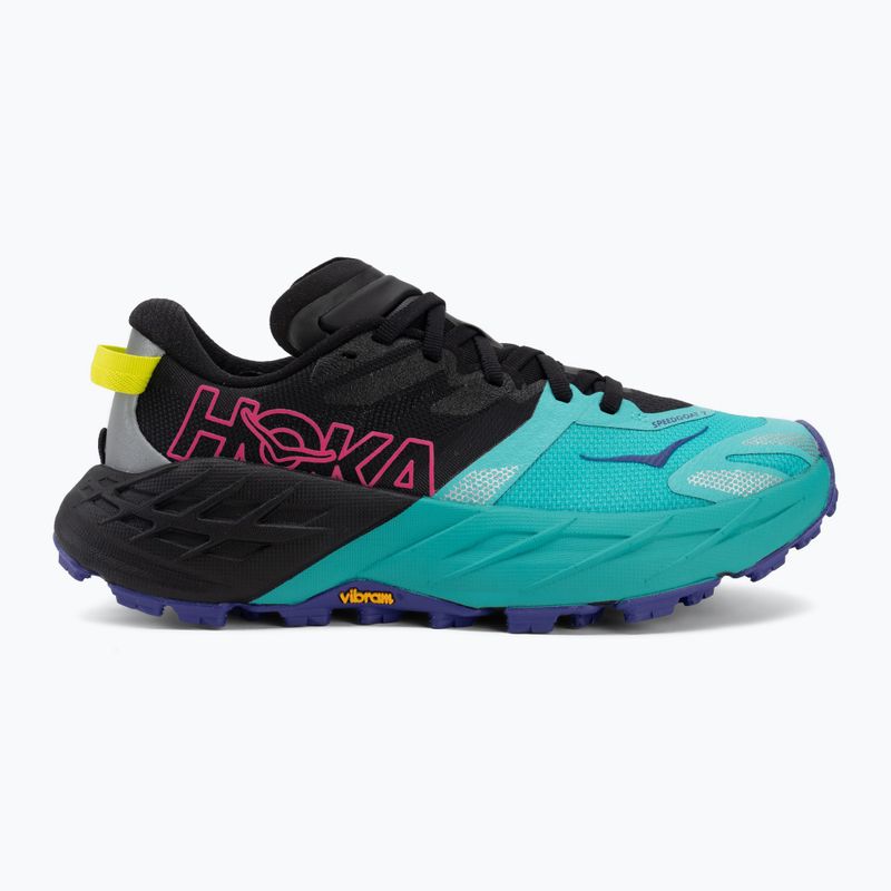 Dámské běžecké boty HOKA Speedgoat 7 black/electric aqua 2