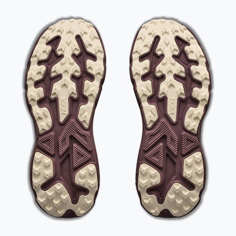Dámské běžecké boty HOKA Challenger 8 GTX black/varsity burgundy 6