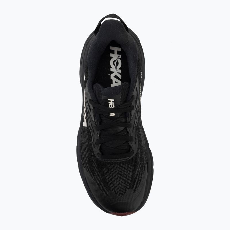 Dámské běžecké boty HOKA Challenger 8 GTX black/varsity burgundy 5