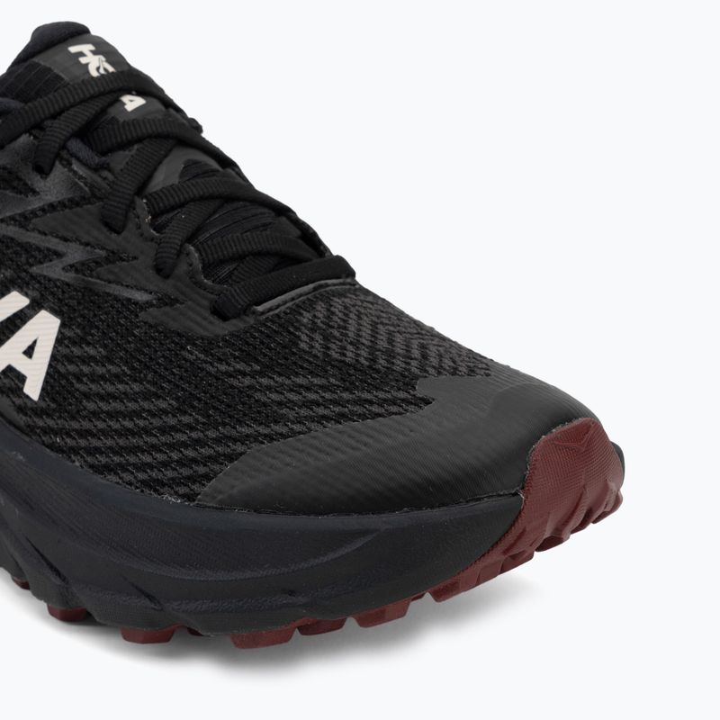 Dámské běžecké boty HOKA Challenger 8 GTX black/varsity burgundy 7