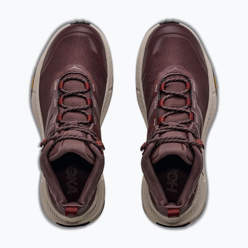 Pánské trekové boty HOKA Transport Hike GTX deep mauve/smoky quartz 8