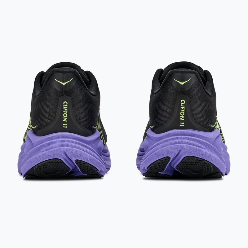 Pánské běžecké boty Hoka Clifton 11 black/neon yuzu 4