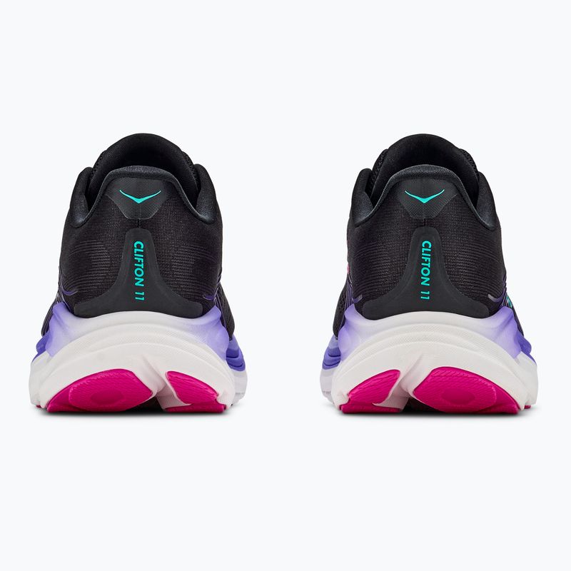 Dámské běžecké boty Hoka Clifton 11 black/neon nebula 4