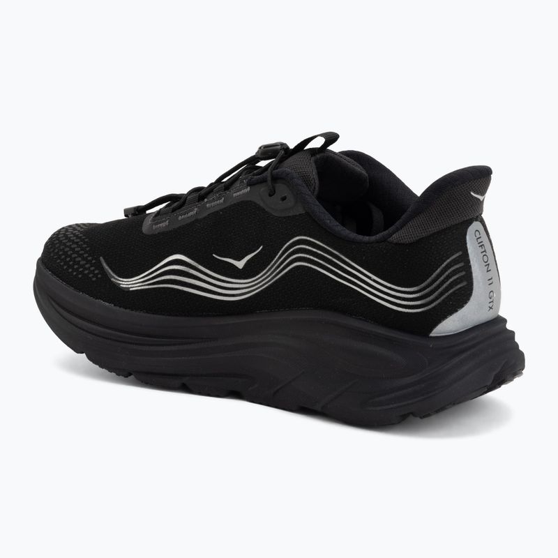 Pánské běžecké boty HOKA Clifton 11 GTX black/black 3