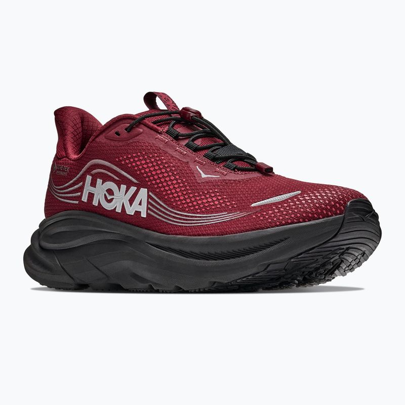 Pánské běžecké boty HOKA Clifton 11 GTX varsity burgundy/carbon black