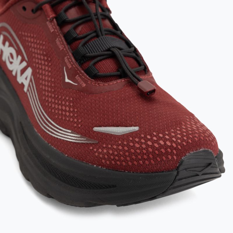 Pánské běžecké boty HOKA Clifton 11 GTX varsity burgundy/carbon black 7