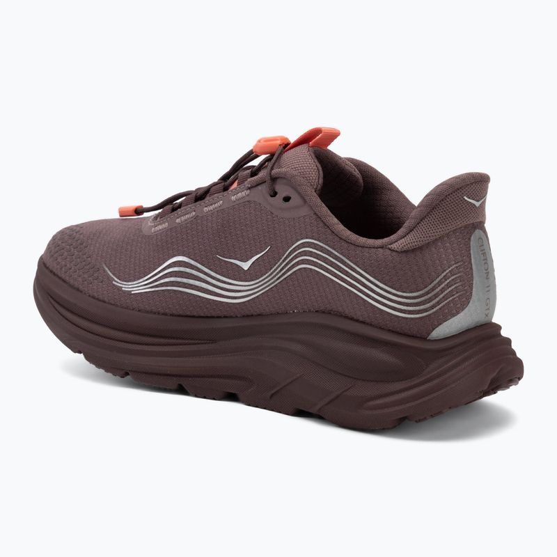 Dámské běžecké boty HOKA Clifton 11 GTX smoky quartz/deep mauve 3
