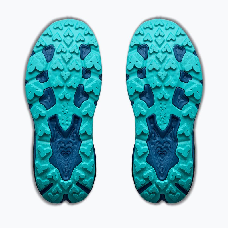 Dětské běžecké boty HOKA Speedgoat 7 black/night glow blue 7