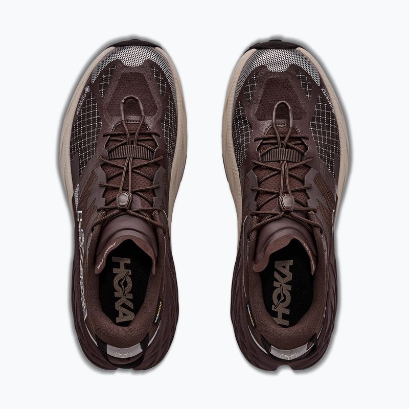 Pánské běžecké boty HOKA Speedgoat 7 GTX Wide spiced chocolate/river rock grey 8