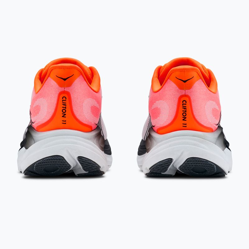 Pánské běžecké boty HOKA Clifton 11 Wide neon tangerine/frost 5