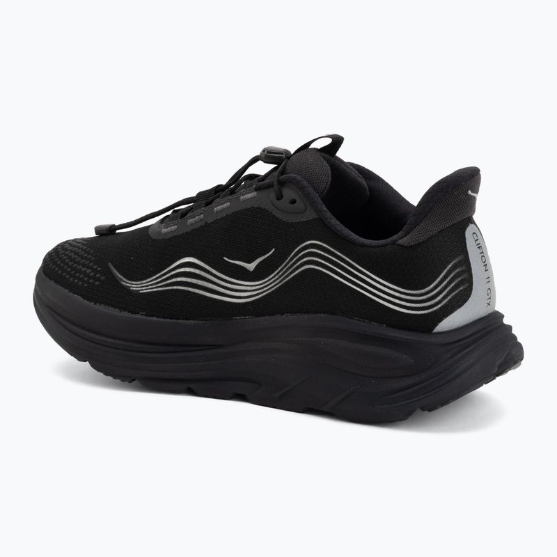 Pánské běžecké boty HOKA Clifton 11 GTX Wide black/black 3