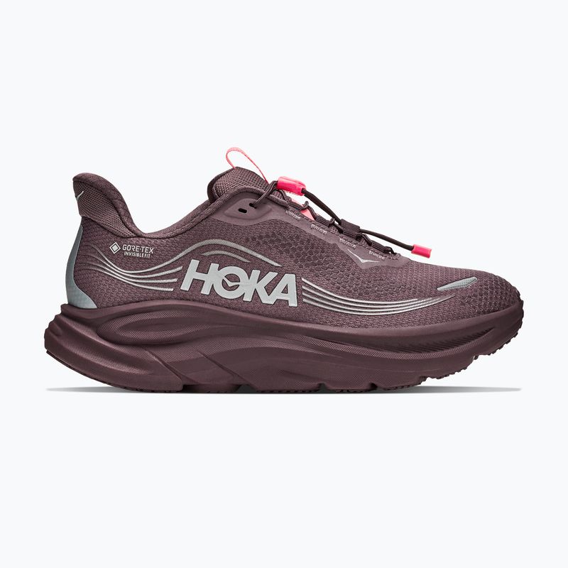 Dámské běžecké boty HOKA Clifton 11 GTX Wide smoky quartz/deep mauve 2