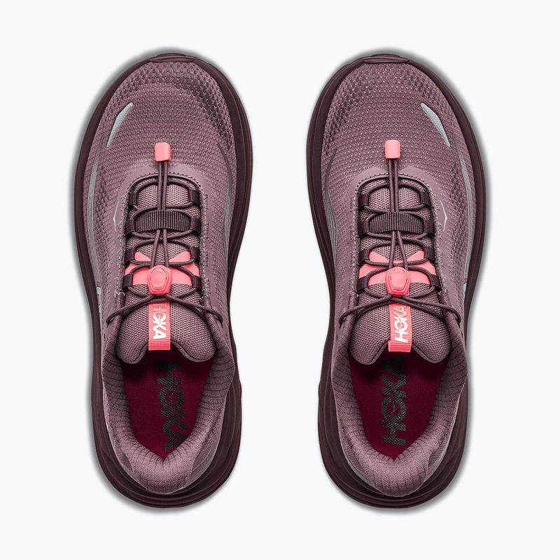 Dámské běžecké boty HOKA Clifton 11 GTX Wide smoky quartz/deep mauve 8