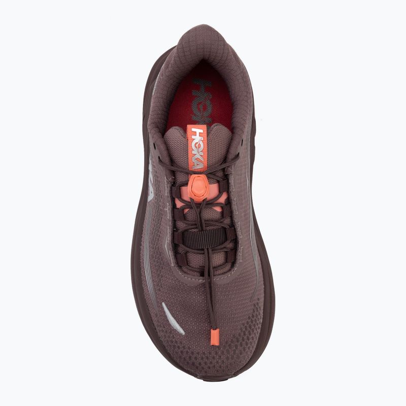 Dámské běžecké boty HOKA Clifton 11 GTX Wide smoky quartz/deep mauve 5