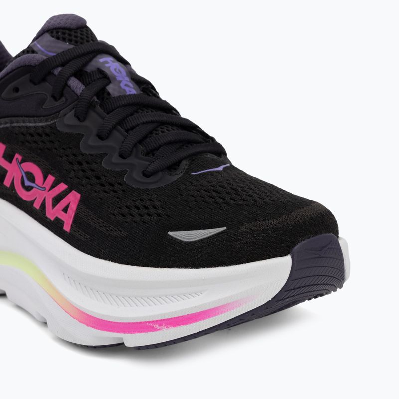 Dámské běžecké boty HOKA Bondi 9 black/neon dragonfruit 7