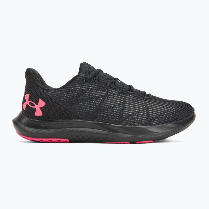 Dámské běžecké boty Under Armour Charged Speed Swift black/black/super pink 2