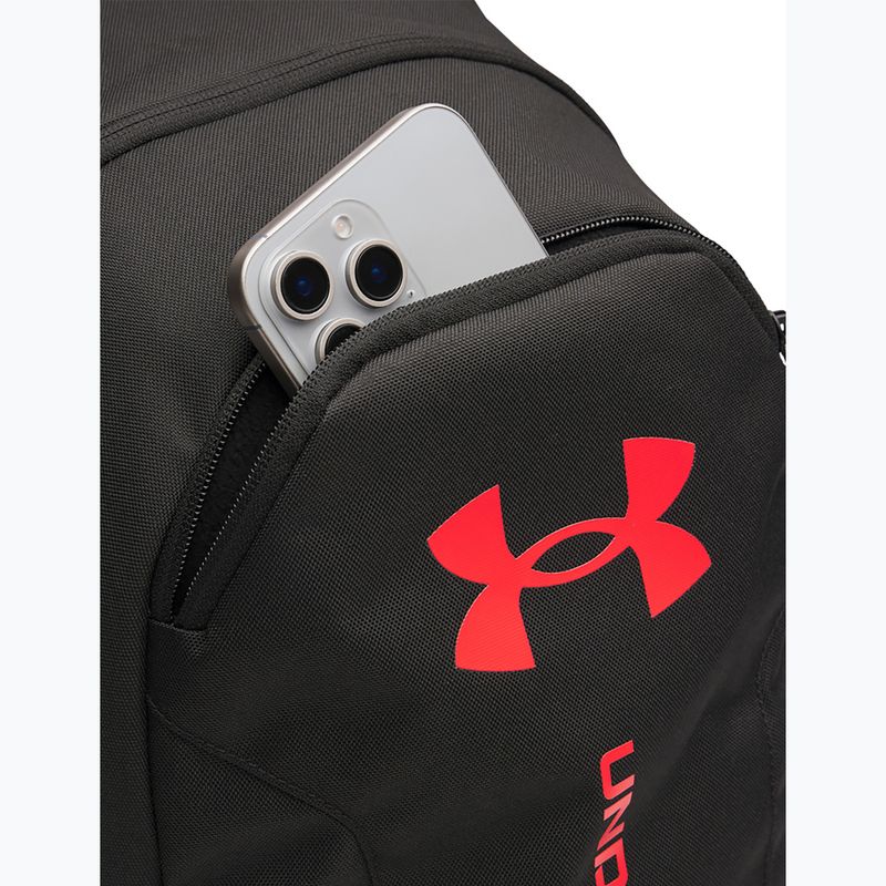 Batoh Under Armour Hustle Lite 26,5 l black/racer red 3