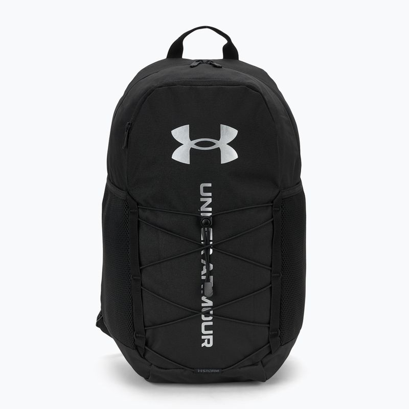 Batoh Under Armour Hustle Sport 6.0 26 l black/black/metallic silver