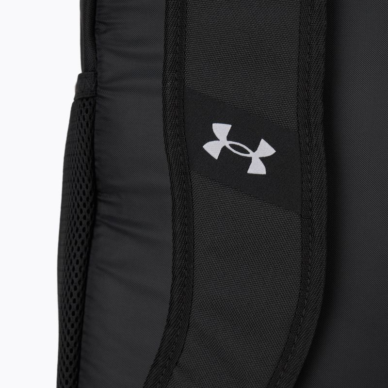 Batoh Under Armour Hustle Sport 6.0 26 l black/black/metallic silver 6