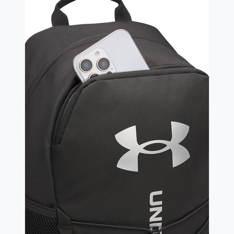 Batoh Under Armour Hustle Sport 6.0 26 l black/black/metallic silver 10