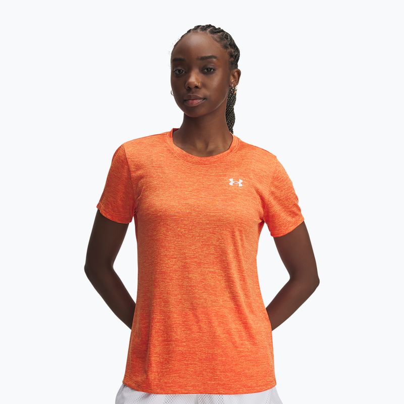 Dámské tréninkové tričko Under Armour Tech Twist orange base/white