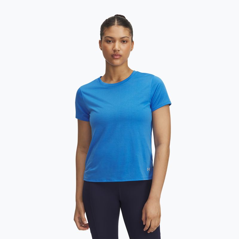 Dámské běžecké tričko Under Armour Launch blue atlantis/reflective