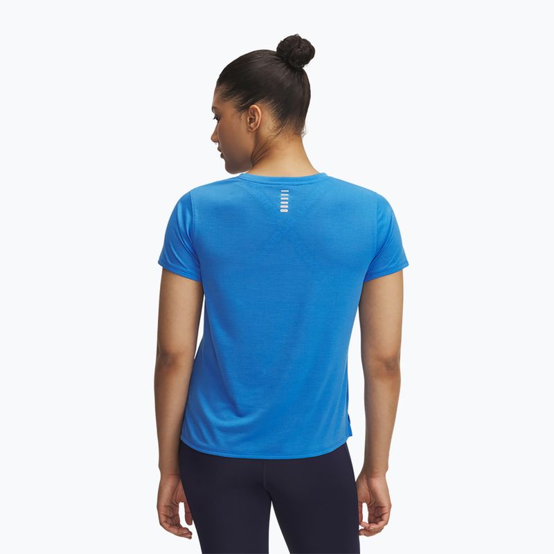 Dámské běžecké tričko Under Armour Launch blue atlantis/reflective 2
