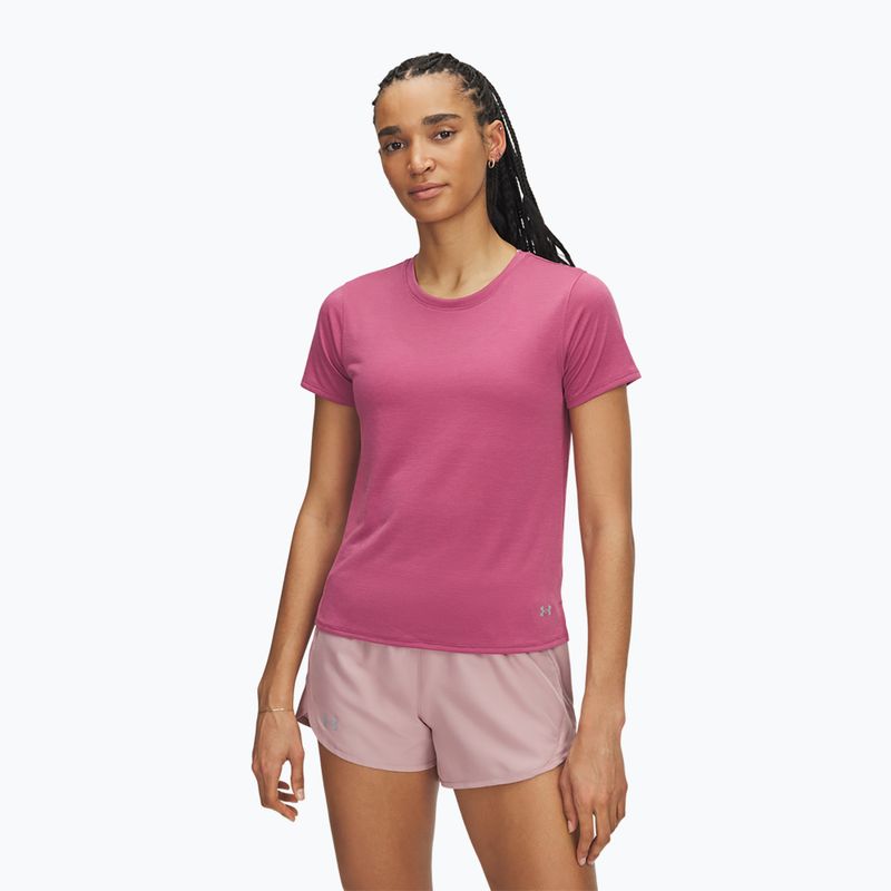 Dámské běžecké tričko Under Armour Launch fuchsia dusk/reflective