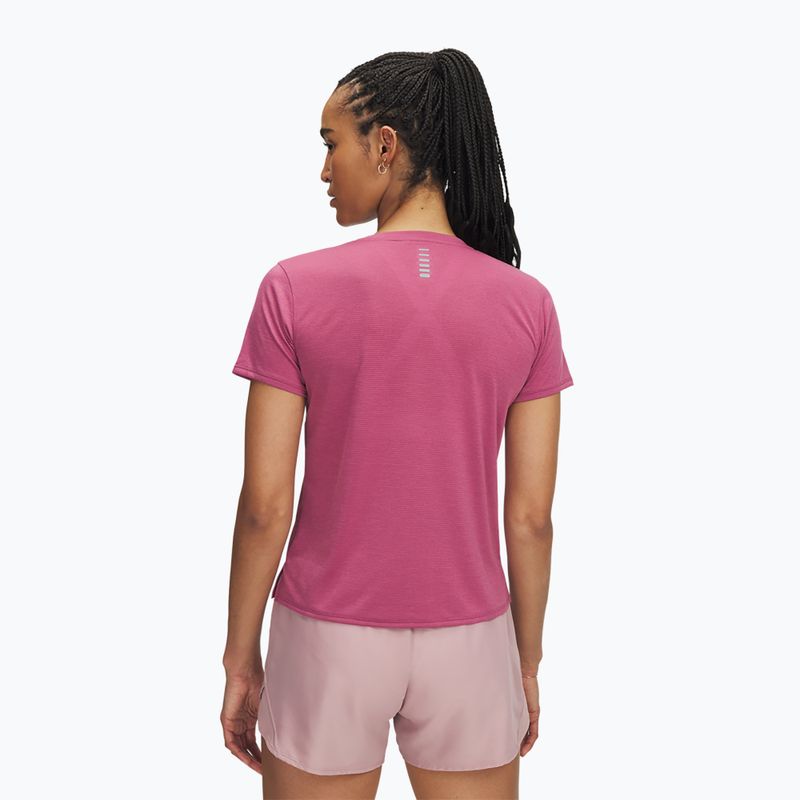 Dámské běžecké tričko Under Armour Launch fuchsia dusk/reflective 2