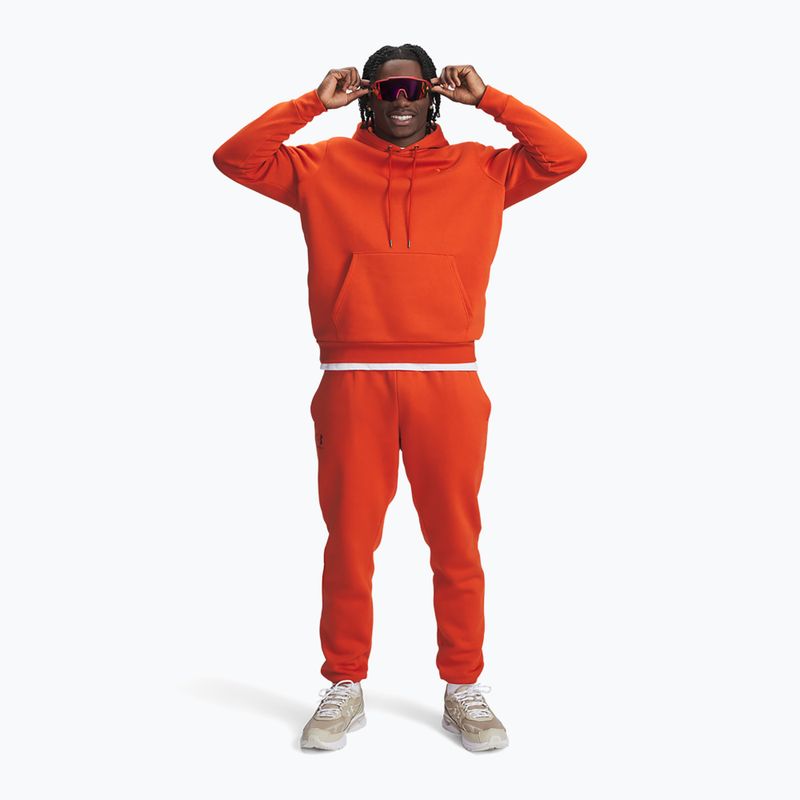 Pánská mikina Under Armour Essential Fleece Hoodie surplus orange/surplus orange 2