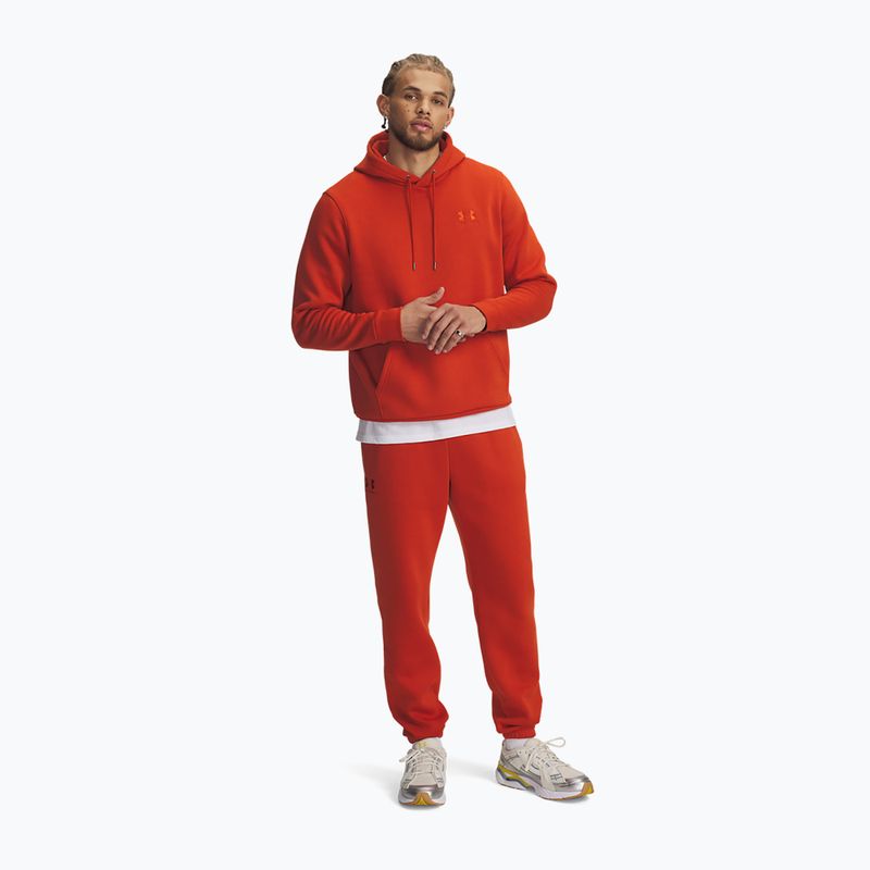 Pánské tréninkové kalhoty Under Armour Essential Fleece Joggers surplus orange/surplus orange 2