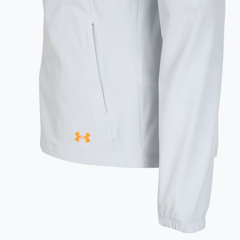 Dámská běžecká bunda Under Armour Outrun The Storm halo gray/squad orange 4