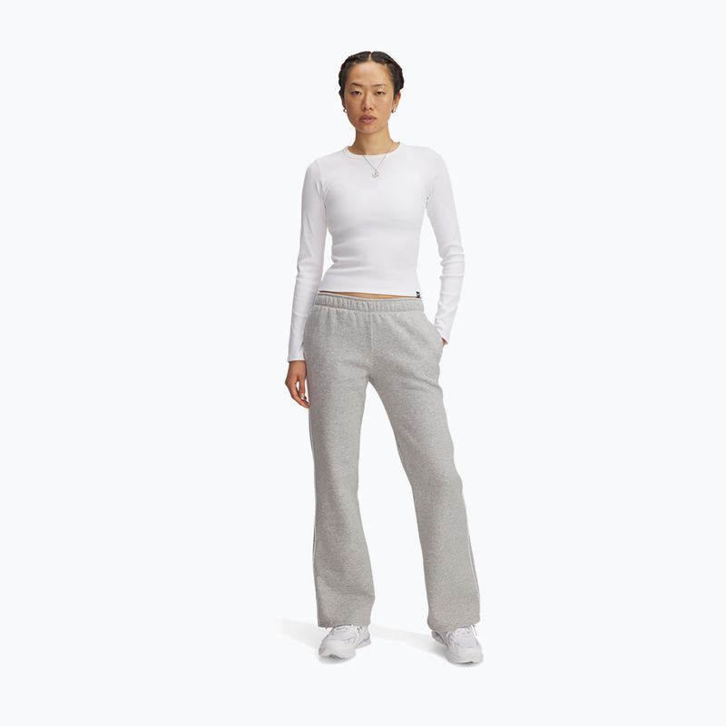 Dámské tepláky Under Armour Rival Fleece Piped mod gray light heather white 2