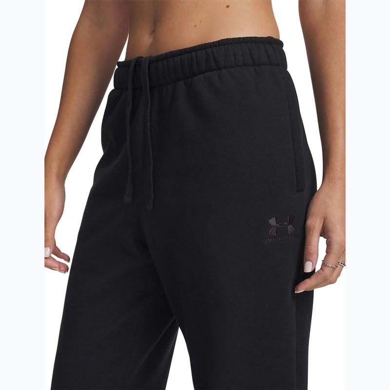 Dámské tréninkové kalhoty Under Armour Icon Vida Fleece Jogger black/black 4