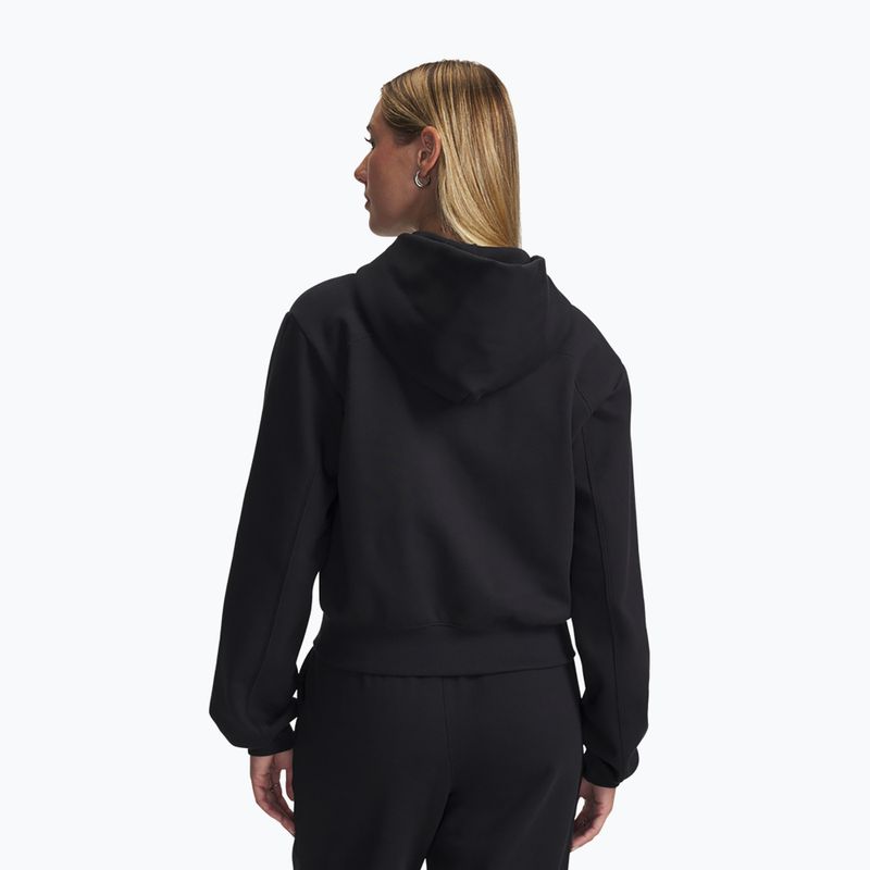 Dámská tréninková mikina Under Armour Icon Vida Fleece FZ black/black 2