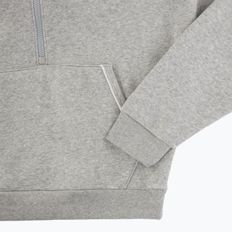 Dámská mikina Under Armour Rival Fleece Piped HZ Hoodie mod gray light heather/white 5