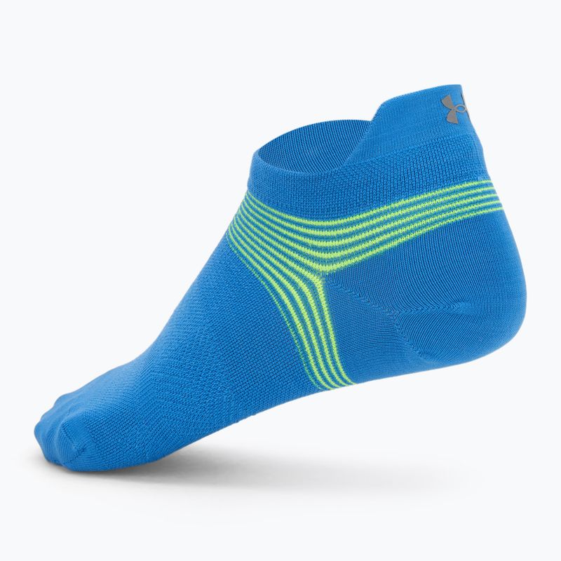Pánské ponožky Under Armour Dry Run Lite No Show 3 páry blue atlantis/black/reflective 5