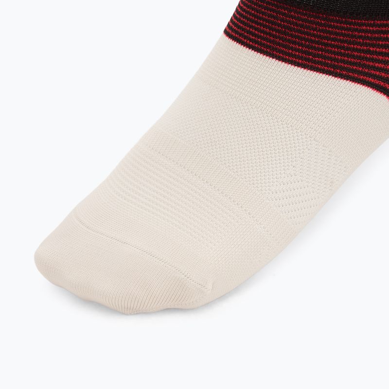 Pánské ponožky Under Armour Dry Run Lite No Show 3 páry stone/racer red/reflective 6