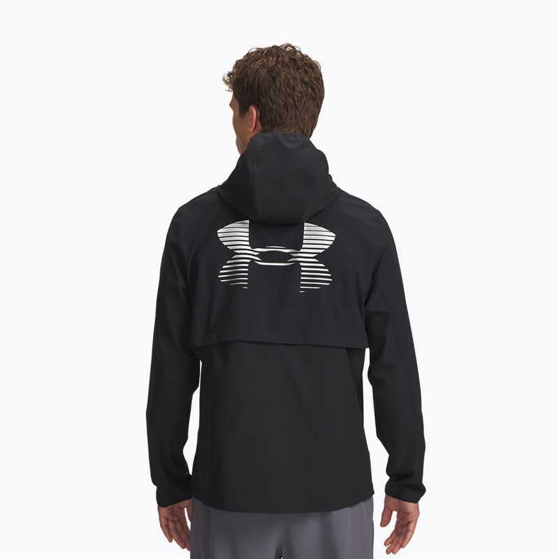 Pánská běžecká bunda Under Armour Velociti Pro Storm black/black/reflective 2