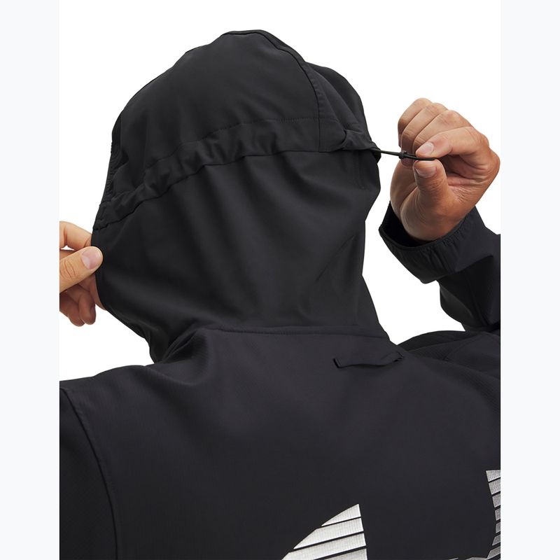 Pánská běžecká bunda Under Armour Velociti Pro Storm black/black/reflective 3