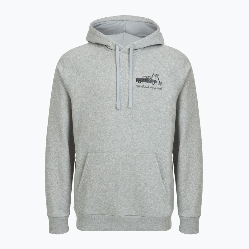 Pánská mikina Under Armour Rival Fleece HBR Logo Hoodie mod gray light heather/castlerock 4